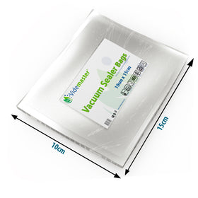 10 x 15 cm Vacuum Food Sealer Bags (100s)